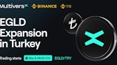 Binance Turkey opens trading for MultiversX native token $EGLD today, May 8th. 