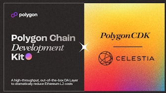 Celestia data availability layer integrates with Polygon CDK.