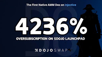 Injective’s first AMM Launchpad, DojoSwap, raises $25 million via a public sale.