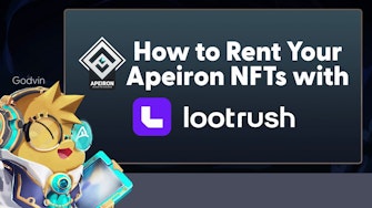 Apeiron joins up with LootRush for NFT rental integration.