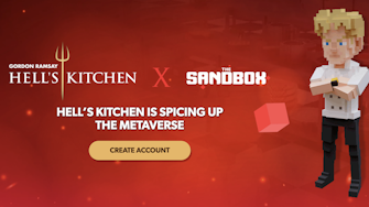 Gordon Ramsey's tv show "Hells Kitchen" enters The Sandbox metaverse: virtual restaurant and Red and Blue Team.