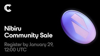 Coinlist conducts the Nibiru $NIBI community token sale on February 1.