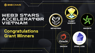 BNB Chain announces the winner of the Web3 Stars Accelerator program (Vietnam): Ancient8, Orochi Network, Metastrike and Spinel Labs.