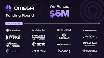 Omega closes a $6M funding round to launch its decentralized infrastructure.