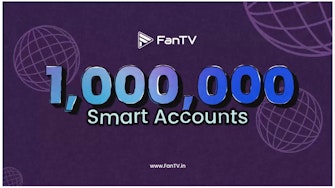 FanTV announces the creation of over 1 million Smart Accounts on its platform.