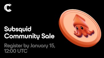 CoinList announces the Subsquid Community Sale.
