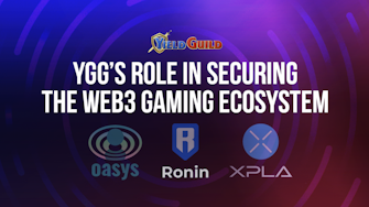 Yield Guild Games becomes new validator for the Ronin, Oasys, and XPLA gaming blockchains.