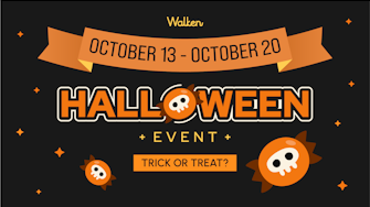 Walken launches Halloween giveaway campaign, from Oct 13 to Oct 20.