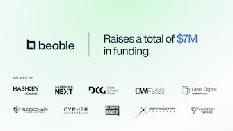 Beoble closes a $7 million funding round backed by Hashkey Capital, Morningstar Ventures, and others.