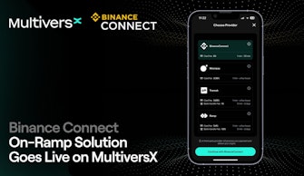 Binance Connect Adds EGLD In Their Fiat On Ramp. Integration In All Core Applications