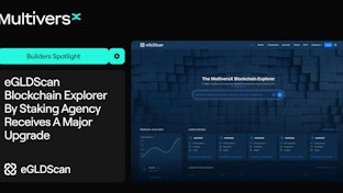 eGLDScan Blockchain Explorer By StakingAgency Receives A Major Upgrade: Trading Charts, Ecosystem Markets, Notifications And More
