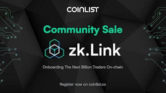 zkLink announces a community token sale on CoinList on January 25th.