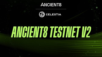 Ancient8 unveils Testnet V2 upgrade with Celestia integration to revolutionize the gaming experience on Ancient8 Chain.