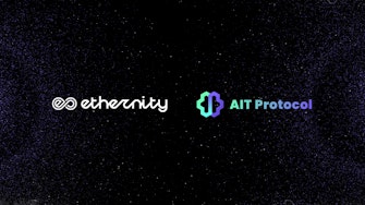 Ethernity announces a strategic partnership with AIT Protocol, the world’s first AI data infrastructure.