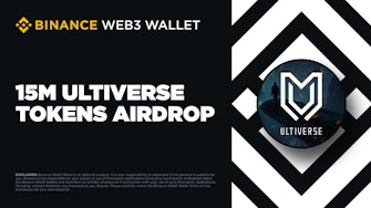 Ultiverse teams up with Binance Web3 Wallet and launches an Airdrop with a 15 million $ULTI token prize pool.