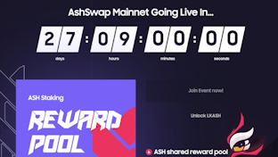 AshSwap confirms the launch of its Mainnet on Feb 17.