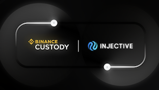 Binance Custody and Injective team up to launch $INJ staking service for institutional clients.